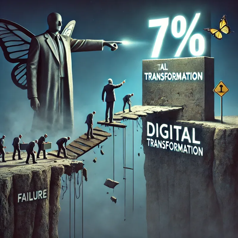 Only 7% succeed, while $2.5T$ in 2024 were wasted.