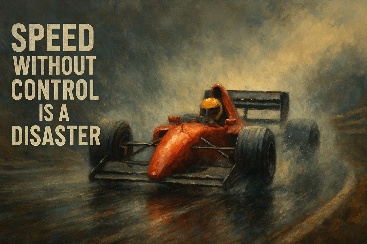 Speed without discipline? That's just professional recklessness.