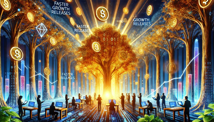 Teams crushing it in the golden forest of growth.