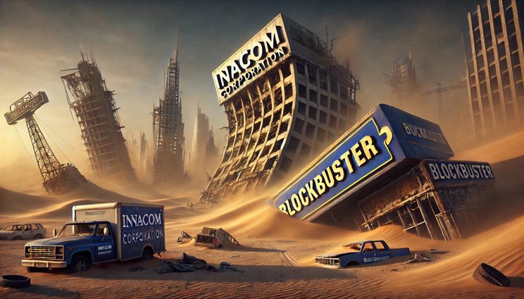 How Inacom Corporation and Blockbuster Went from Giants to Ghosts of the Past. 📉