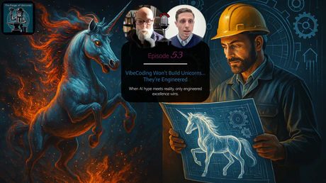 🎙️ EP 53 - VibeCoding Won’t Build Unicorns 🦄… they are engineered 👷🏻♂️