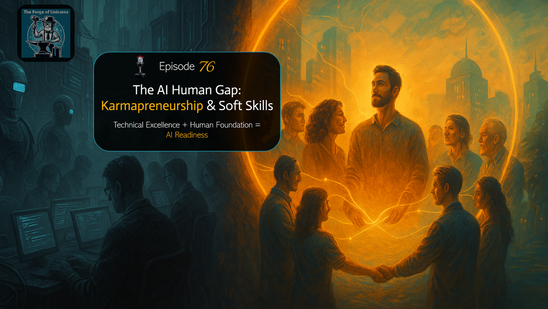 📰 EP76 - The AI Human Gap: Karmapreneurship & Soft Skills